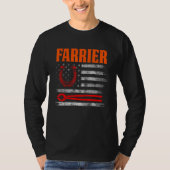 T-shirt Farrier Horseshoe Hoof Trimming Equine Shoeing 39 (Devant)