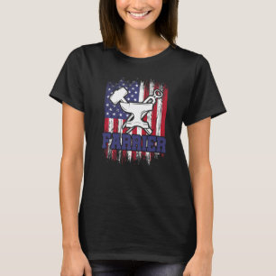 T-shirt Farrier Horseshoe Hoof Trimming Equine Shoing
