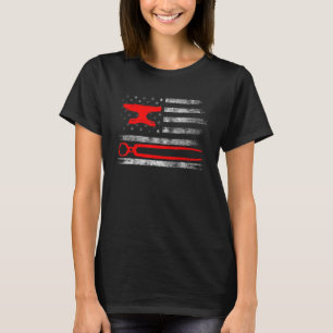 T-shirt Farrier Horseshoe Hoof Trimming Equine Shoing