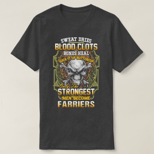 T-shirt Farrier T le plus fort (Design devant)