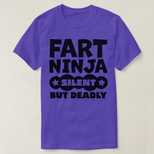 T-shirt Fart Ninja Silencieux Mais Mort 1 (Design devant)