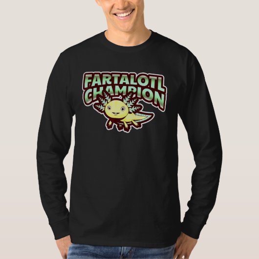 T-shirt Fartalotl Champion Axolotl Salamander Aquarium Pou (Devant)