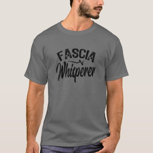 T-shirt Fascia Whisperer, Drôle massothérapeute (Devant)