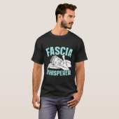 T-shirt Fascia Whisperer Massage Thérapie Massage (Devant entier)