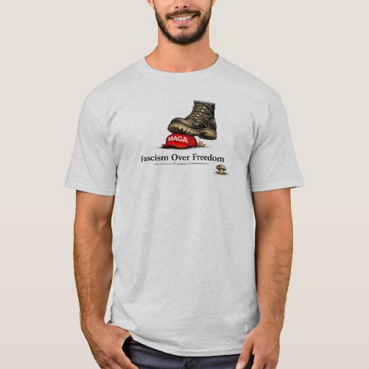 T-SHIRT FASCISME SUR LIBERTÉ (Devant)