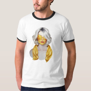 T-shirt Fashion Diva : Le design d'un glamour emblématique