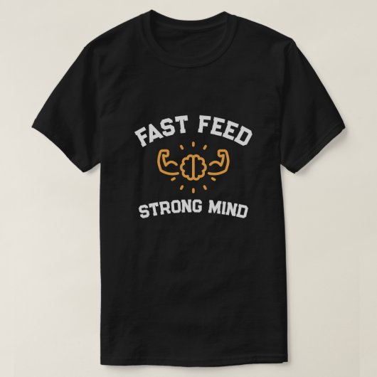 T-shirt Fast Feed Strong Mind Fitness (Design devant)