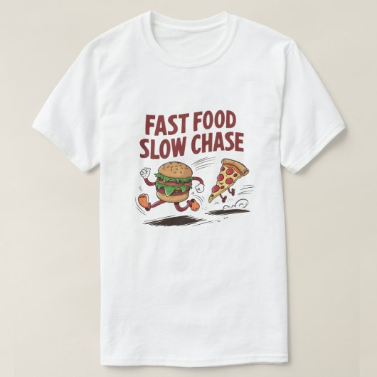 T-shirt Fast Food Chase (Design devant)