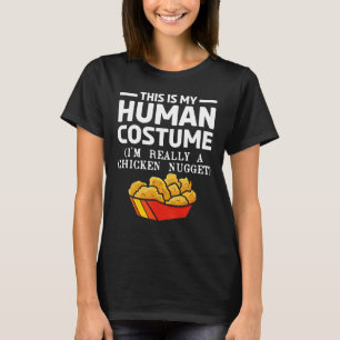 T-shirt Fast Food Costume Cadeau Drôle Foie Drôle Poulet S