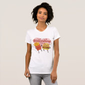 T-shirt Fast Food Valentine (Devant entier)