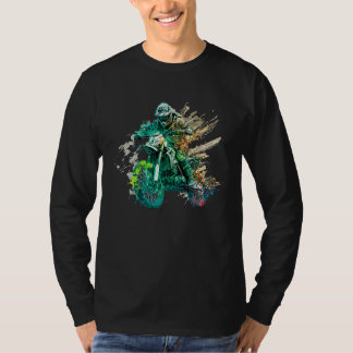 T-shirt Fast motocross riders Offroad action