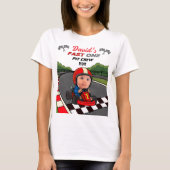 T-shirt Fast ONE Pit Crew Mom | Custom Birthday (Devant)