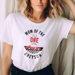 T-shirt Fast One Race Car Boy 1ère fête d'anniversaire