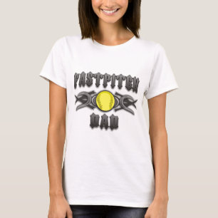 T-shirt Fastpitball Softball Papa Tribal