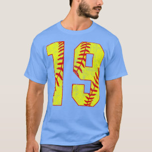 T-shirt Fastpitch Softball Numéro 19 19 Softball Jersey U