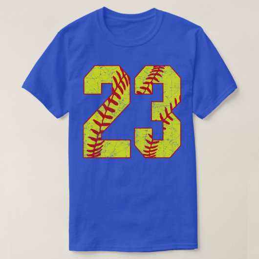 T-shirt Fastpitch Softball Numéro 23 23 Softball Jersey U (Design devant)