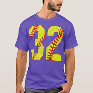 T-shirt Fastpitch Softball Numéro 32 32 Softball Jersey U