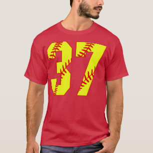T-shirt Fastpitch Softball Numéro 37 37 Softball Jersey U