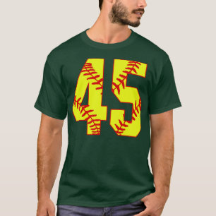 T-shirt Fastpitch Softball Numéro 45 45 Softball Jersey U