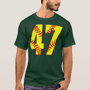 T-shirt Fastpitch Softball Numéro 47 47 Softball Jersey U