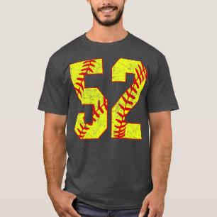 T-shirt Fastpitch Softball Numéro 52 52 Softball Jersey U