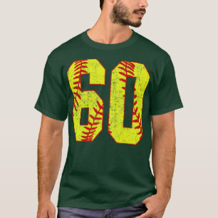 T-shirt Fastpitch Softball Numéro 60 60 Softball Jersey U