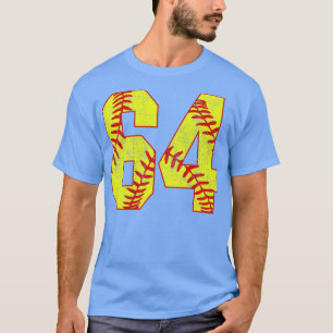 T-shirt Fastpitch Softball Numéro 64 64 Softball Jersey U