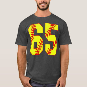 T-shirt Fastpitch Softball Numéro 65 65 Softball Jersey U