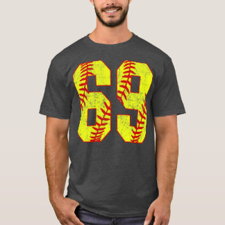 T-shirt Fastpitch Softball Numéro 69 69 Softball Jersey U