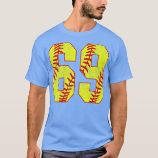 T-shirt Fastpitch Softball Numéro 69 69 Softball Jersey U