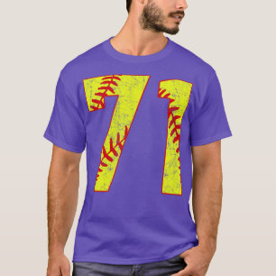 T-shirt Fastpitch Softball Numéro 71 71 Softball Jersey U