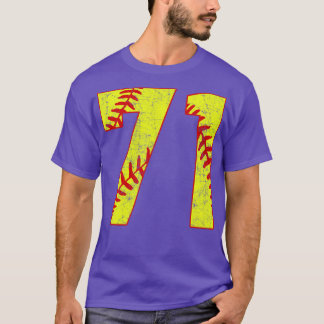 T-shirt Fastpitch Softball Numéro 71 71 Softball Jersey U