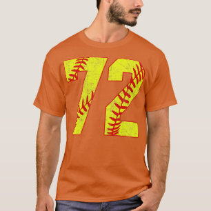 T-shirt Fastpitch Softball Numéro 72 72 Softball Jersey U