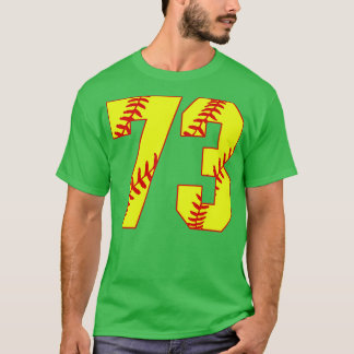 T-shirt Fastpitch Softball Numéro 73 73 Softball Jersey U