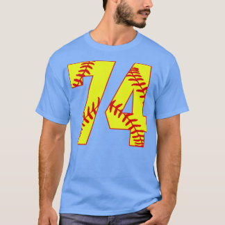 T-shirt Fastpitch Softball Numéro 74 74 Softball Jersey U