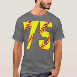 T-shirt Fastpitch Softball Numéro 75 75 Softball Jersey U