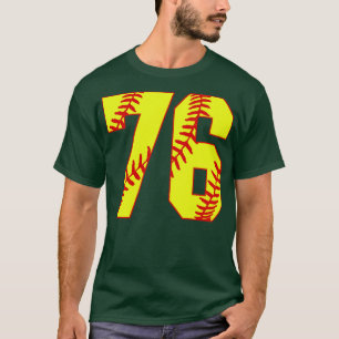 T-shirt Fastpitch Softball Numéro 76 76 Softball Jersey U