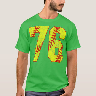 T-shirt Fastpitch Softball Numéro 76 76 Softball Jersey U