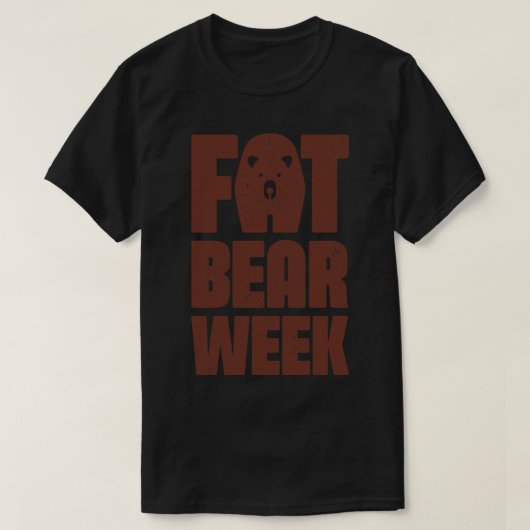 T-shirt Fat Bear Week pour Bears lover 2023 (Design devant)