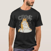 T-shirt Fat Cat Chonk Scale Chonky Chubby Kitten Sarcasm M (Devant)
