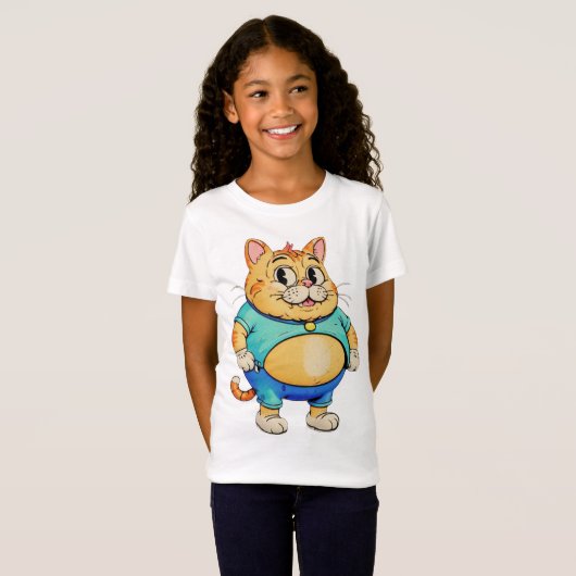 T-shirt Fat Cat Kid (Devant entier)