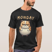 T-shirt Fat Cat Monday (Devant)