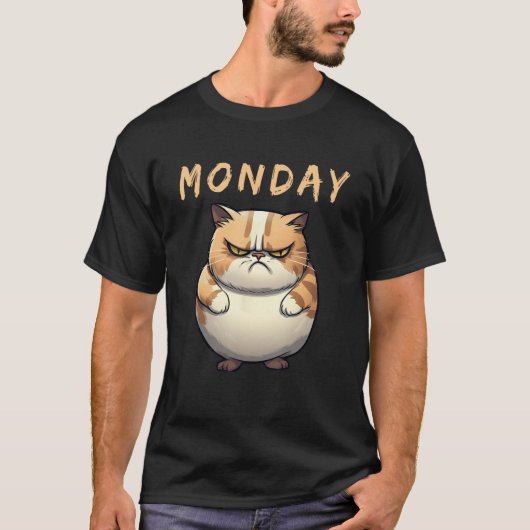 T-shirt Fat Cat Monday (Devant)
