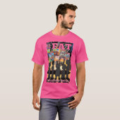 T-shirt FAT Comics 17 couverture de ashcan art fille vinta (Devant entier)