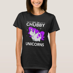 T-shirt Fat Rhino Chubby Unicorn Rhinoceros Sauvez Le Chub