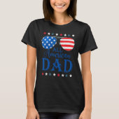 T-shirt Father Day All American Dad Patriotic USA Flag 4t (Devant)