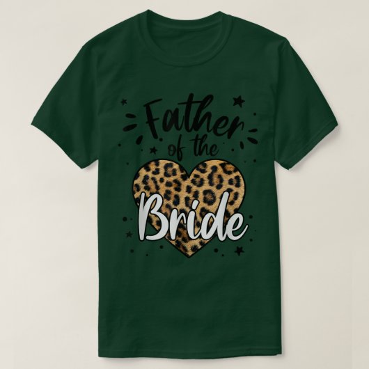 T-shirt Father of the Bride I Loved Her First  (Design devant)