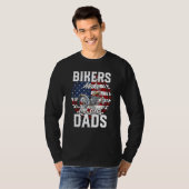 T-shirt Father s Day Biker Gold Hardtail Custom Chopper (Devant entier)