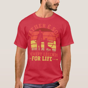 T-shirt Father Son Archery Legends For Life Archery B