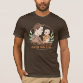 T-shirt Fatigué. Bénis. Une année de plus. (Devant)